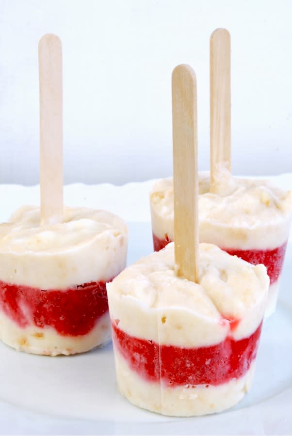 Strawberry Shortcake Popsicles