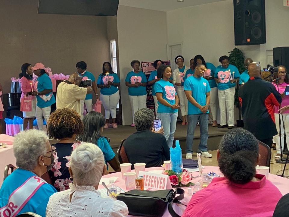 Twenty seven breast cancer survivors were honored during the 10th Annual Breast Health Awareness Community Seminar at New Mt. Zion Missionary Baptist Church in Lakeland.