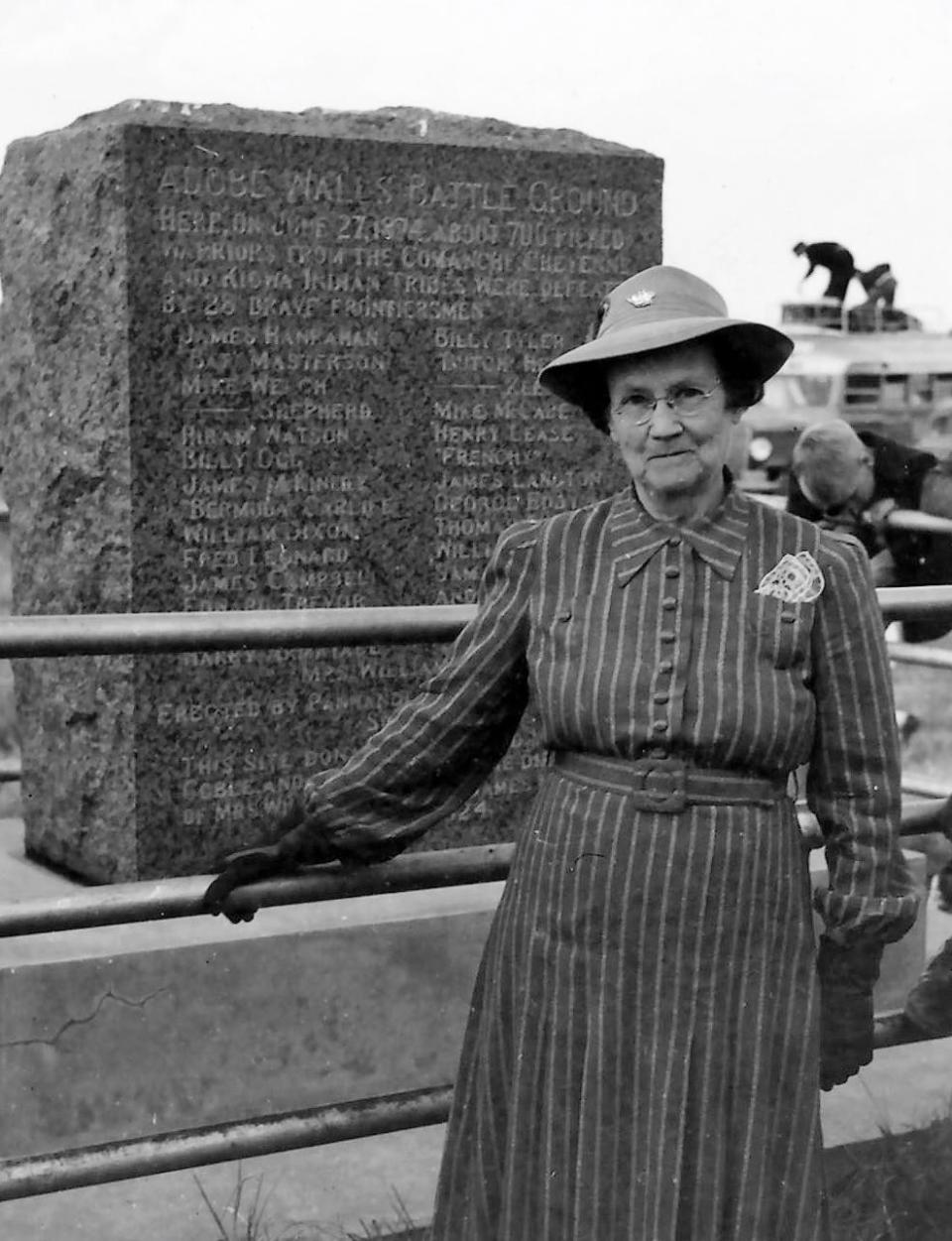 Olive King Dixon At Adobe Walls 1941.