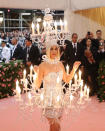 <p>Katy Perry avait sorti son plus beau chandelier pour l’occasion.<br>Crédit : Getty </p>