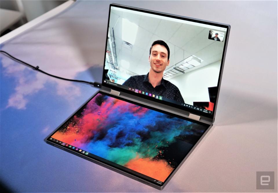 Dell "Concept Duet" dual-screen laptop hands-on at CES 2020