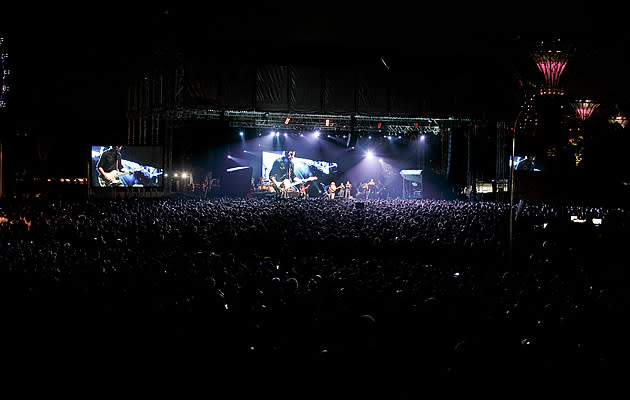 The sea of concertgoers at The Meadow (Photo courtesy of Warner Music)