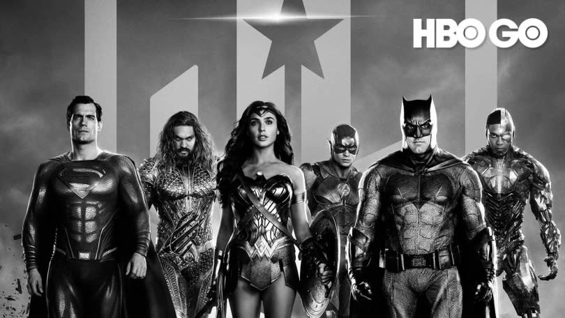   《查克史奈德之正義聯盟》描述蝙蝠俠與神力女超人聯手招募由超能力者組成的戰隊，拯救即將毀滅的地球。  （圖／CATCHPLAY提供）