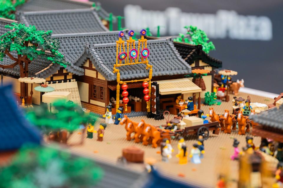 Lego樂高版《清明上河圖》｜沙田新城市廣場