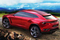 Lamborghini has revealed its new concept Urus 4x4 at the Beijing Motor show - and it’s a million miles away from its famed line of sports cars.The Lamborghini Urus is an all terrain SUV with 600bhp under the bonnet, giving it a top speed of 180mph. It is a drastic departure from the two models the Italian car-maker currently has in production, as both the Aventador and Gallardo are traditional sporting Lamborghinis.