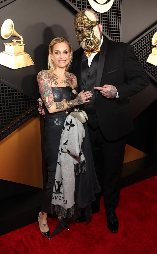 <p>Chantel Crahan and Shawn Crahan</p>