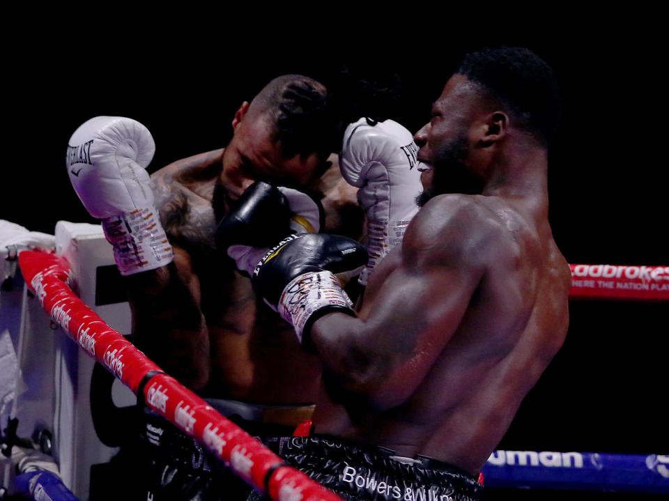 Isaac Chamberlain dispatched Matt Sen in less than a minute (Getty Images)