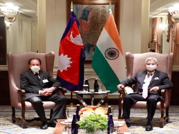 External Affairs Minister S Jaishankar met with his new Nepali colleague, Dr Narayan Khadka