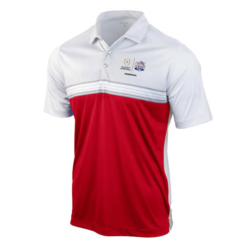 UGA Antigua College Football Playoff 2022 Peach Bowl Answer Polo