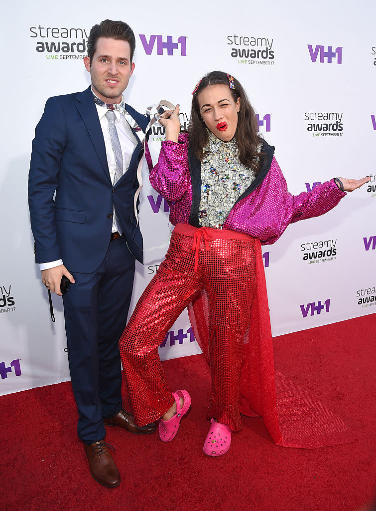 attends VH1's 5th Annual Streamy Awards at the Hollywood Palladium on Thursday, September 17, 2015 in Los Angeles, California.