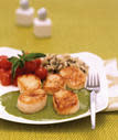 Scallops with Creamy Pesto Recipe