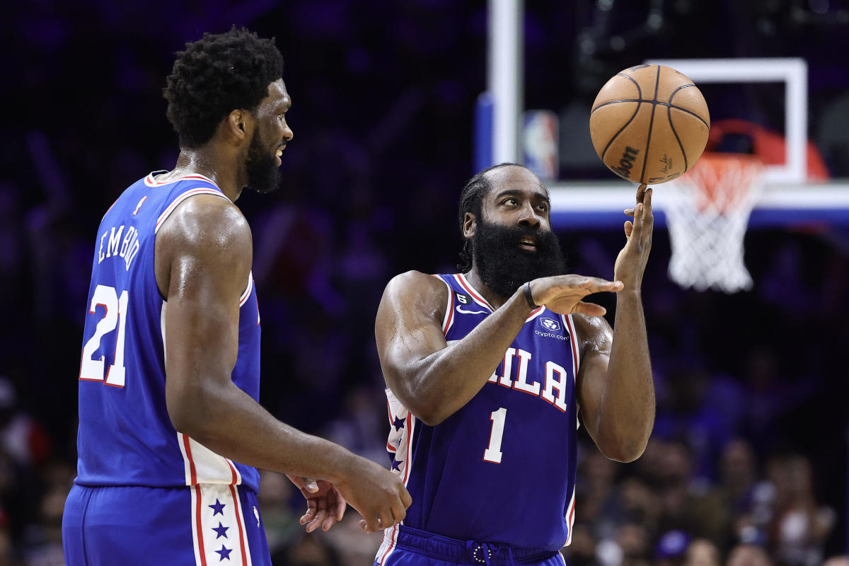 76ers' Joel Embiid criticizes James Harden after 2nd straight loss to  Raptors - AS USA