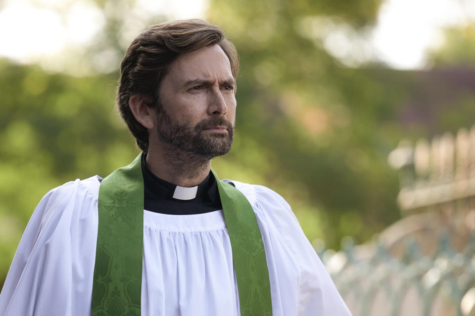 David Tennant plays a vicar whose life takes an unexpected turn. (BBC)