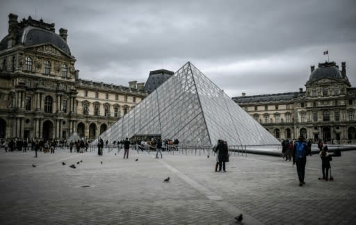 The Louvre offered a refund to those with tickets bought in advance to visit the museum on Sunday or Monday