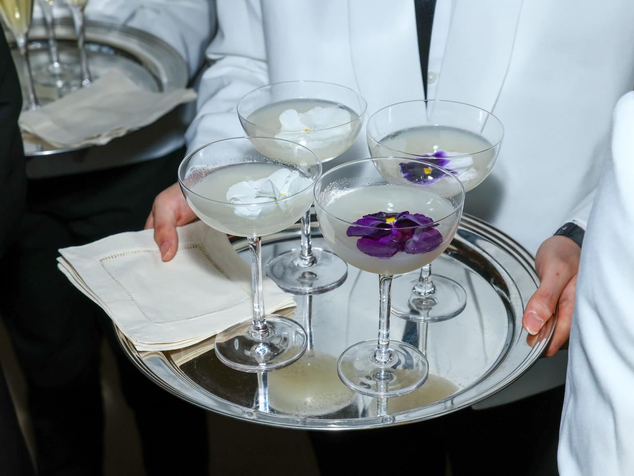 Cocktails served during the 2023 Met Gala.