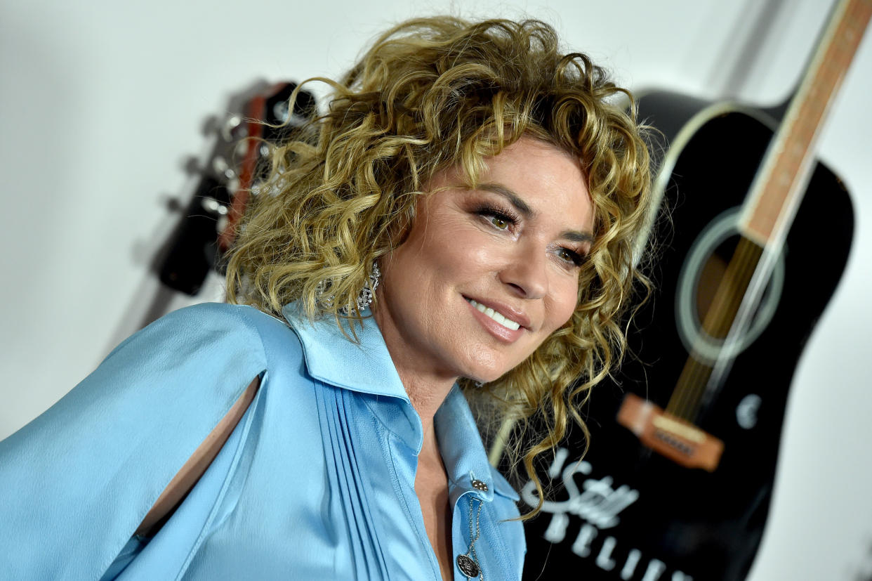 Shania Twain took her fans on a trip back to the 1980s in a new TikTok video. (Photo by Axelle/Bauer-Griffin/FilmMagic)