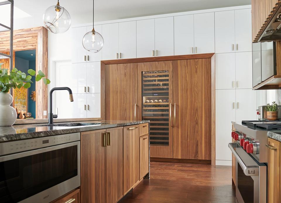 <p>"Homeowners are finally ready to splurge on the big-ticket appliances that they have been dreaming about for years, but when it comes to choosing these appliances, customization and flexible design options are key. From colored appliances to custom paneling that allows you to seamlessly integrate your appliances into your cabinetry, like <a href="https://www.subzero-wolf.com/sub-zero/full-size-refrigeration/integrated-fridges" rel="nofollow noopener" target="_blank" data-ylk="slk:Sub-Zero Designer Series Refrigeration;elm:context_link;itc:0;sec:content-canvas" class="link ">Sub-Zero Designer Series Refrigeration</a>, these customizable offerings are rising in popularity." —<strong> <a href="https://www.jeffandrewsdesign.com/" rel="nofollow noopener" target="_blank" data-ylk="slk:Jeff Andrews, Jeff Andrews Design;elm:context_link;itc:0;sec:content-canvas" class="link "><em>Jeff Andrews, Jeff Andrews Design</em></a></strong></p>