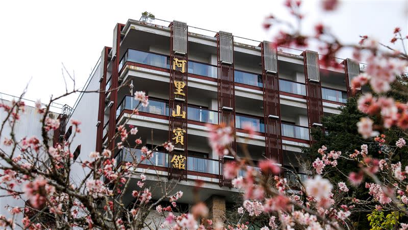 隨著祝山車站重啟，阿里山賓館再現往日風華。（圖／翻攝畫面）