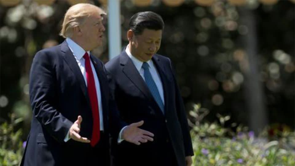 President Trump sparked outrage after his saying Chinese President Xi Jinping said Korea used to be a part of China. Source: AP