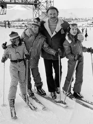 <p>Tony Korody/Sygma/Sygma/Getty</p> Gene Hackman with his kids, Leslie, Christopher, and Elizabeth