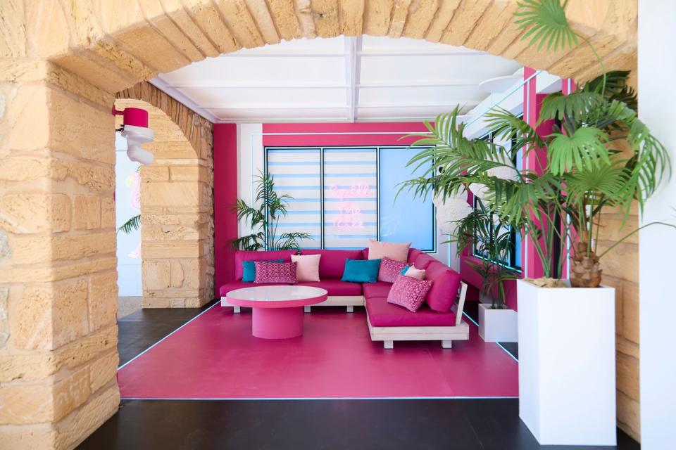 love island 2024 villa first look outdoor lounge