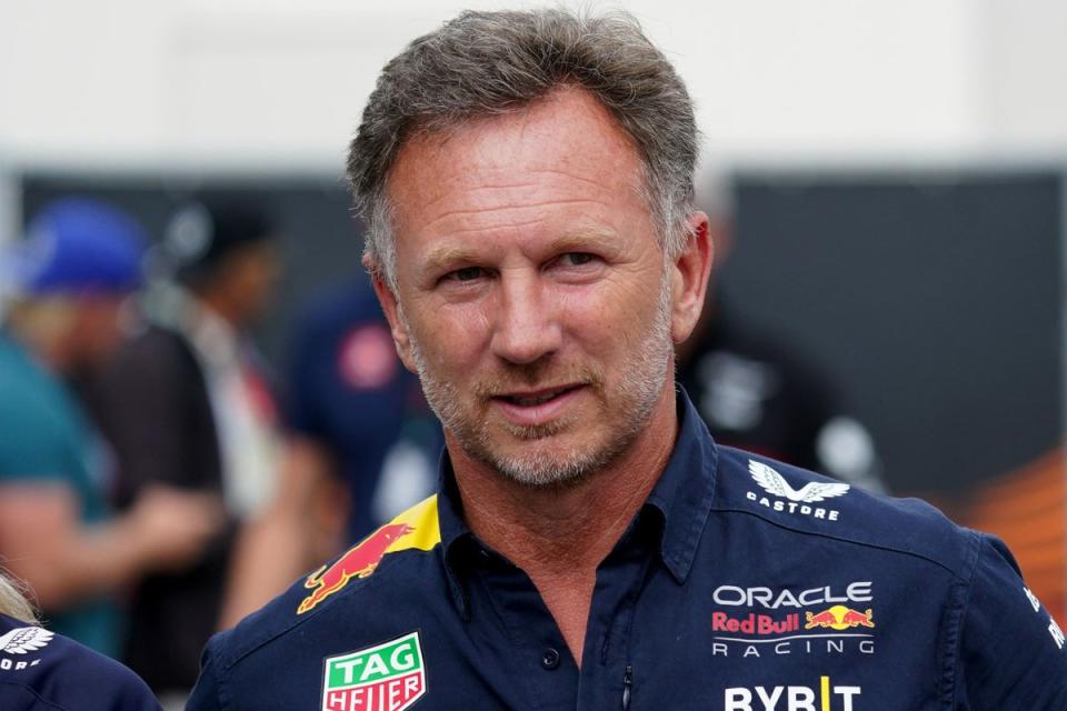 Christian Horner insists the support from Red Bull has been ‘overwhelming’ despite the current investigation into his conduct (PA Wire)