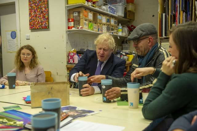 Prime minister visits rough sleeper charity