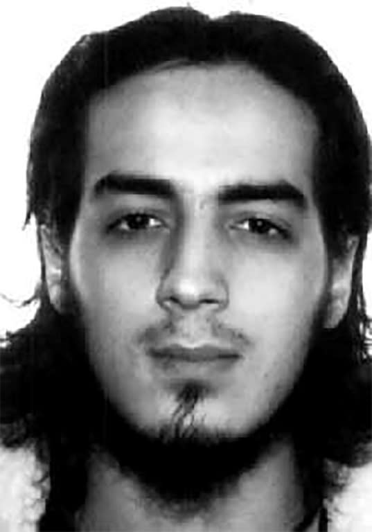 Interpol handout picture of Najim Laachraoui, one of the suicide bombers at Brussels' Zaventem airport and also linked to the Paris attacks