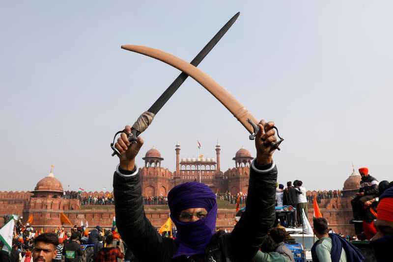 Farmers protest in Delhi