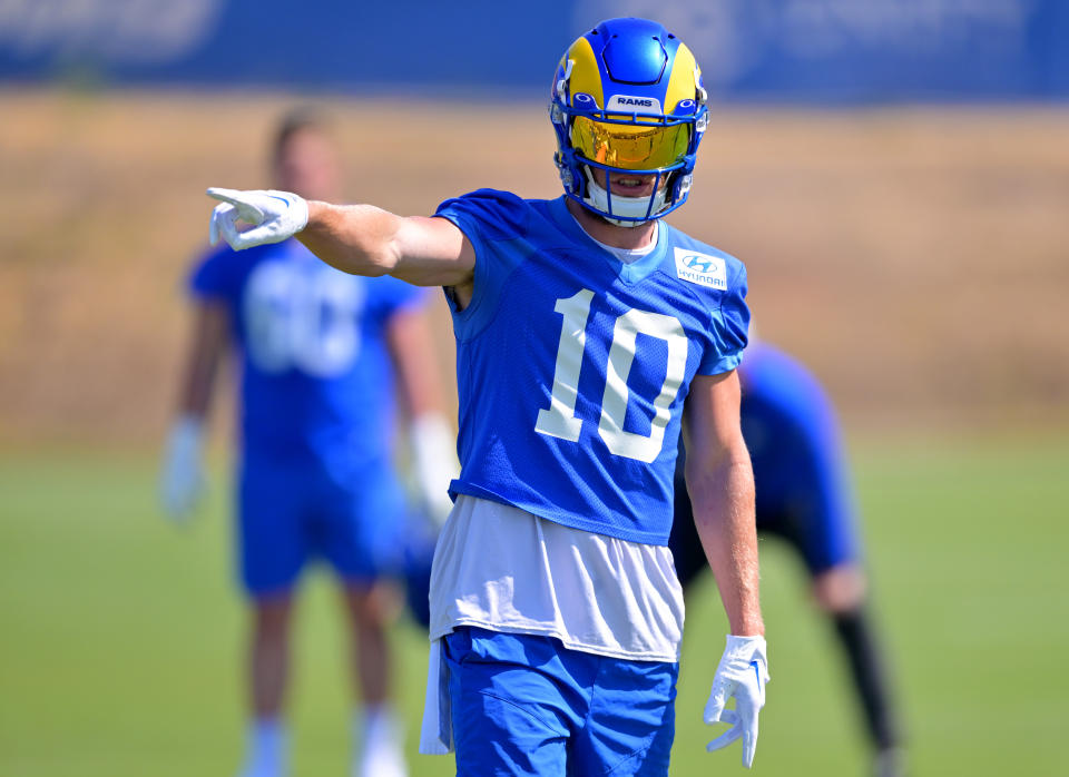 Cooper Kupp #10 of the Los Angeles Rams is a fantasy star