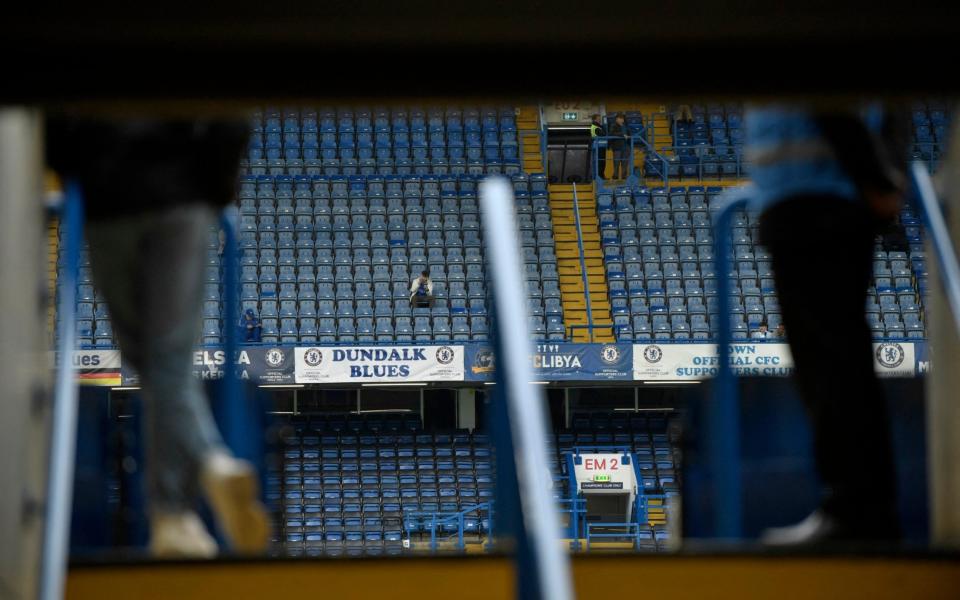 Inside Stamford Bridge before kick off -  REUTERS