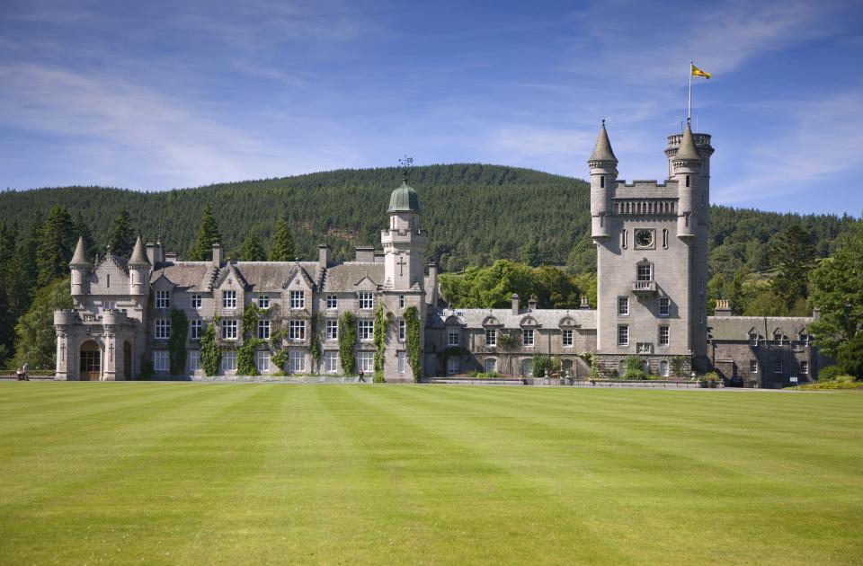 <p>The Scottish Escape and a royal favorite, <a rel="nofollow noopener" href="http://www.townandcountrymag.com/society/tradition/a12001419/balmoral-castle-scotland/" target="_blank" data-ylk="slk:Balmoral is a private estate of the Queen;elm:context_link;itc:0;sec:content-canvas" class="link ">Balmoral is a private estate of the Queen</a>. It's where she spends many weeks at the end of each summer, and is also presumed to be her favorite.</p><p><a rel="nofollow noopener" href="https://www.tripadvisor.com/Attraction_Review-g190738-d212160-Reviews-Balmoral_Castle-Ballater_Aberdeenshire_Scotland.html" target="_blank" data-ylk="slk:More Info;elm:context_link;itc:0;sec:content-canvas" class="link ">More Info</a> <em> Balmoral Castle, Ballater, Scotland</em><br></p>