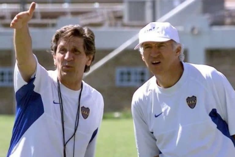 Julio Santella y Carlos Bianchi, un tándem que le dio a Boca los mejores años de su historia