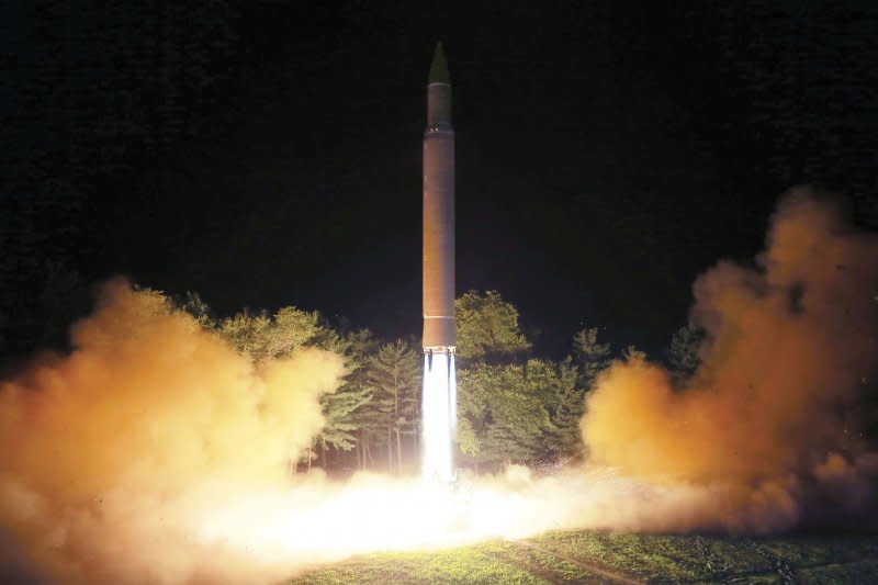 北韓「火星-14型」洲際彈道飛彈（AP）