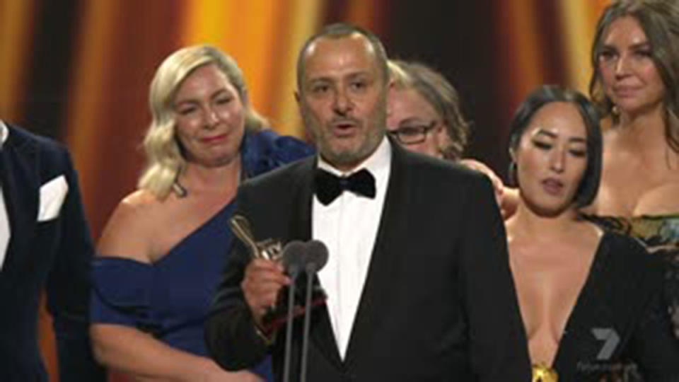 MasterChef accepts the Most Popular Reality Program award at the 2023 Logie Awards