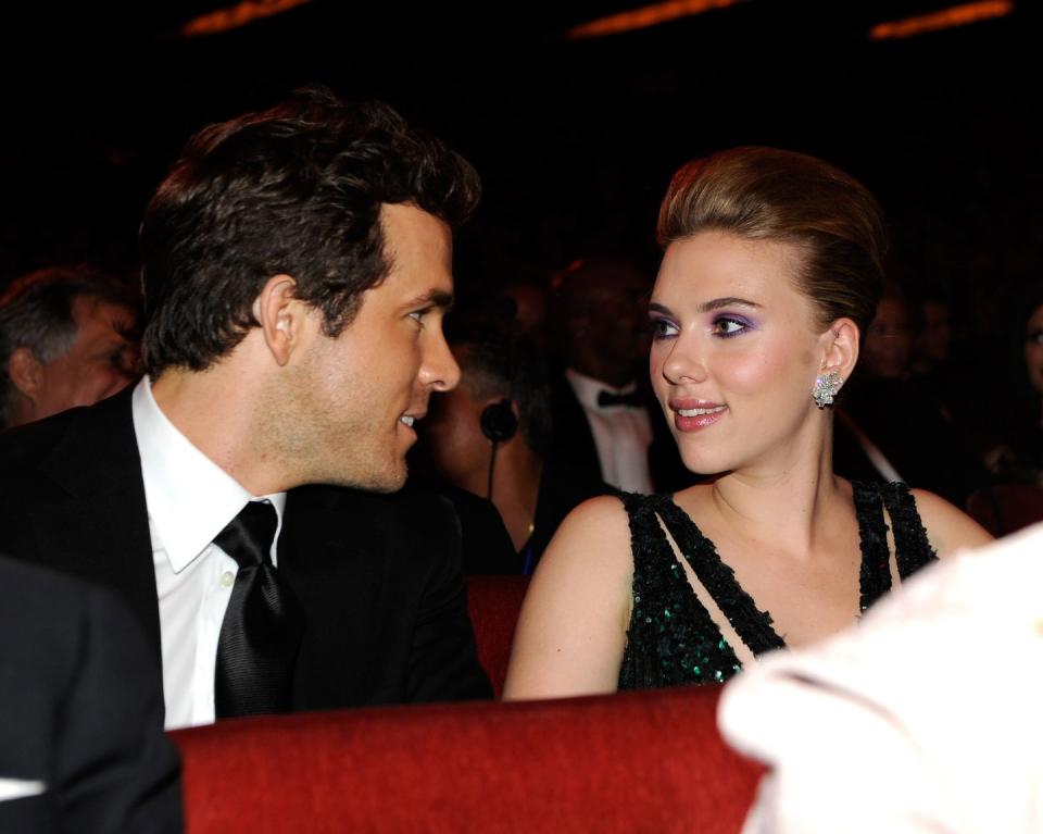 Then: Ryan Reynolds and Scarlett Johansson