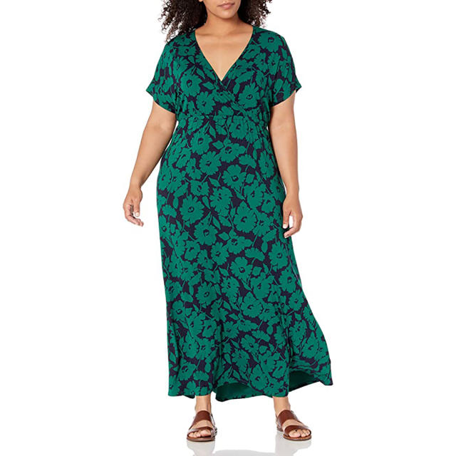   Essentials Women's Short-Sleeve Maxi Dress