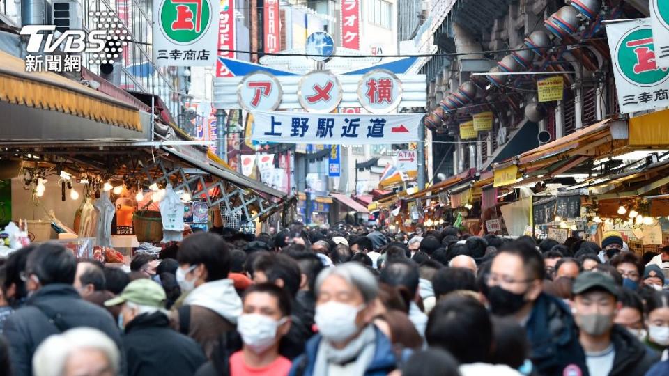 東京著名景點「阿美橫丁」。（圖／達志影像美聯社）