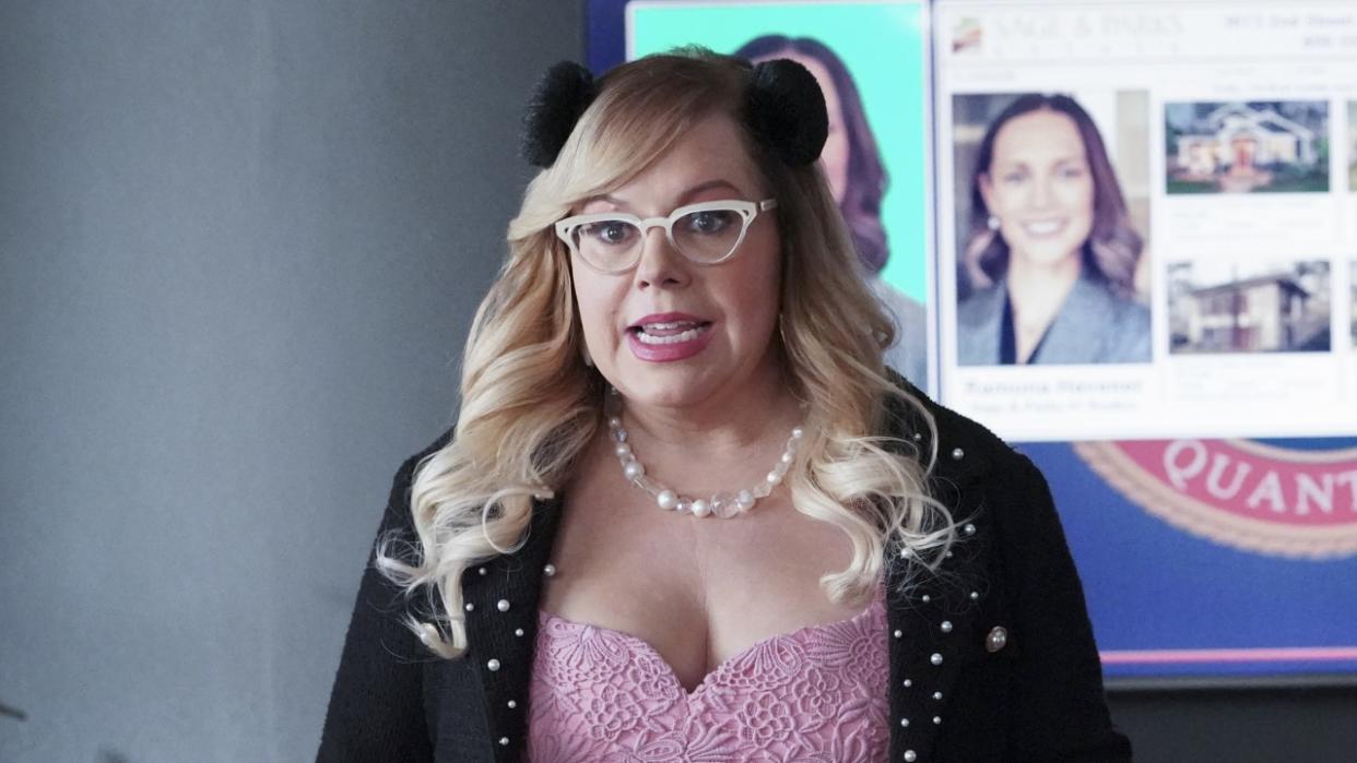  Garcia excited in BAU office on Criminal Minds: Evolution 