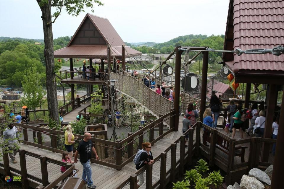 The Boyd Family Asian Trek at Zoo Knoxville opened with Tiger Forest in 2017.