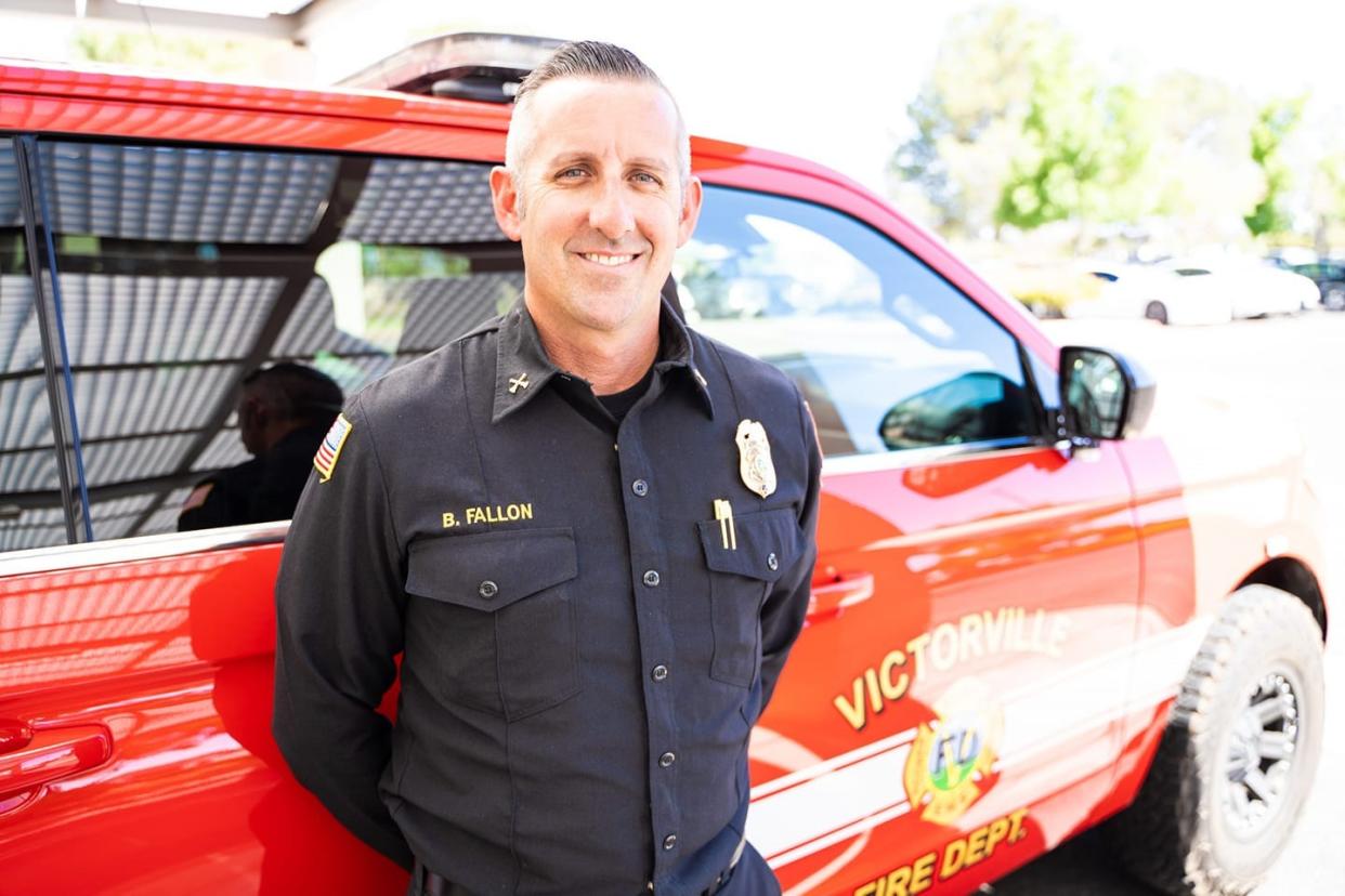 Victorville Fire Department Battalion Chief Brian Fallon has been promoted to fire chief, city officials said.