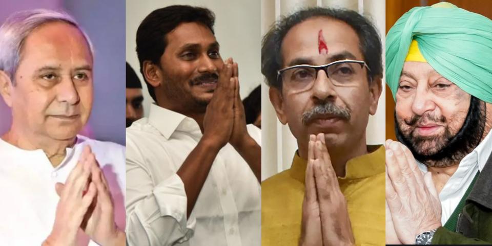 Naveen Pattnaik, YS Jagan Mohan Reddy, Uddhav Thackeray, Amarinder Singh