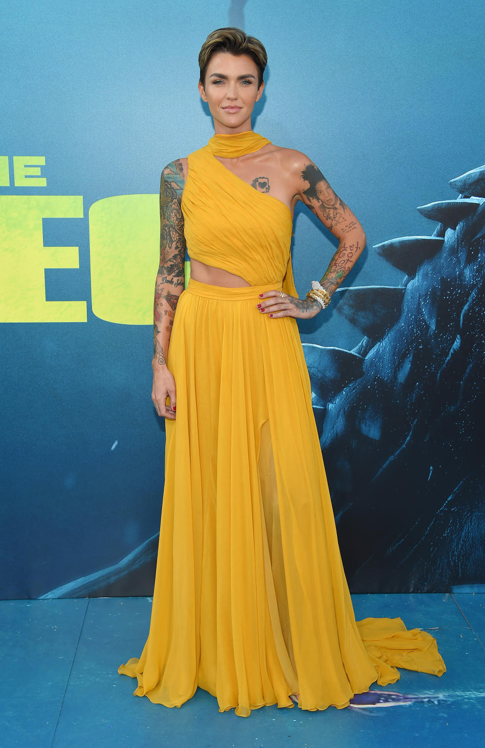 Ruby Rose at the premiere of ‘The Meg’