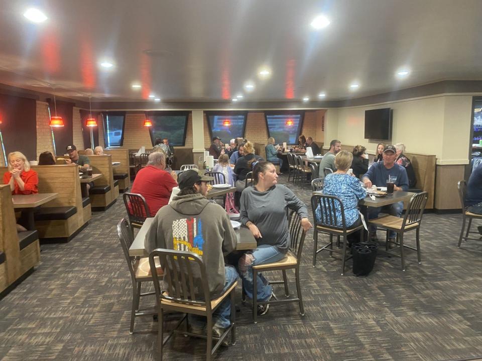 The reopening of Pizza Hut on Pulteney Street was a success Thursday in Corning as a packed house turned out for Day 1.