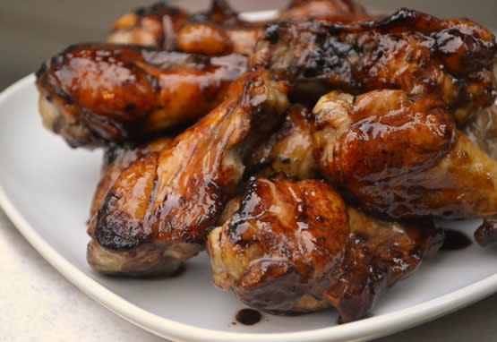 Sticky Lemonade Chicken Wings