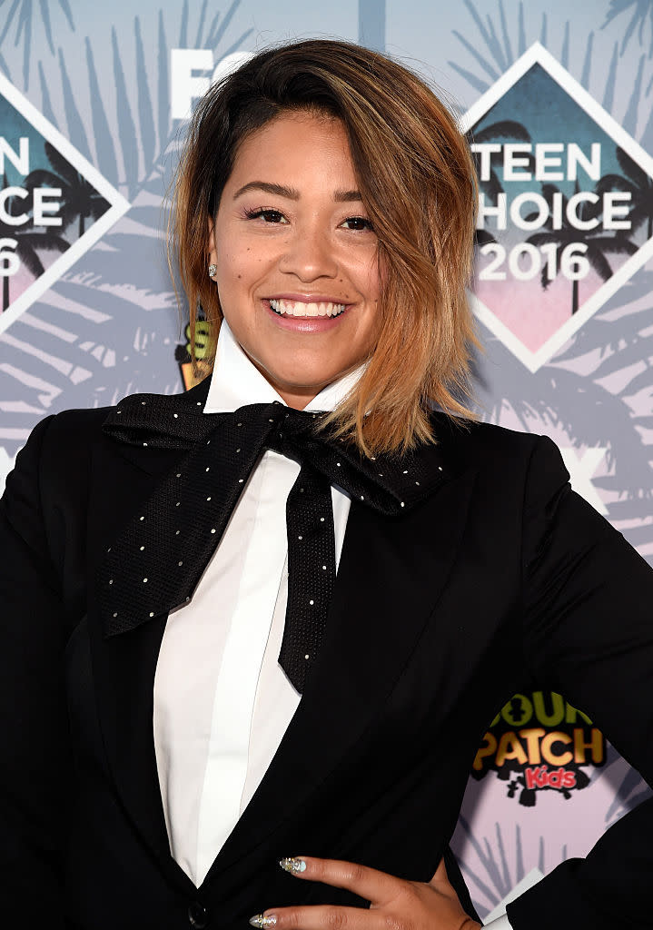 Gina Rodriguez at the 2016 Teen Choice Awards