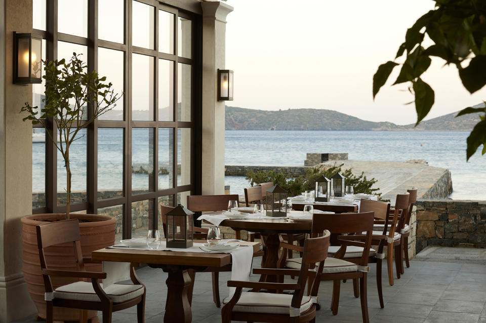 Il Borro Tuscan Bistro at the Elounda Peninsula All Suite Hotel. - Credit: image courtesy of Il Borro