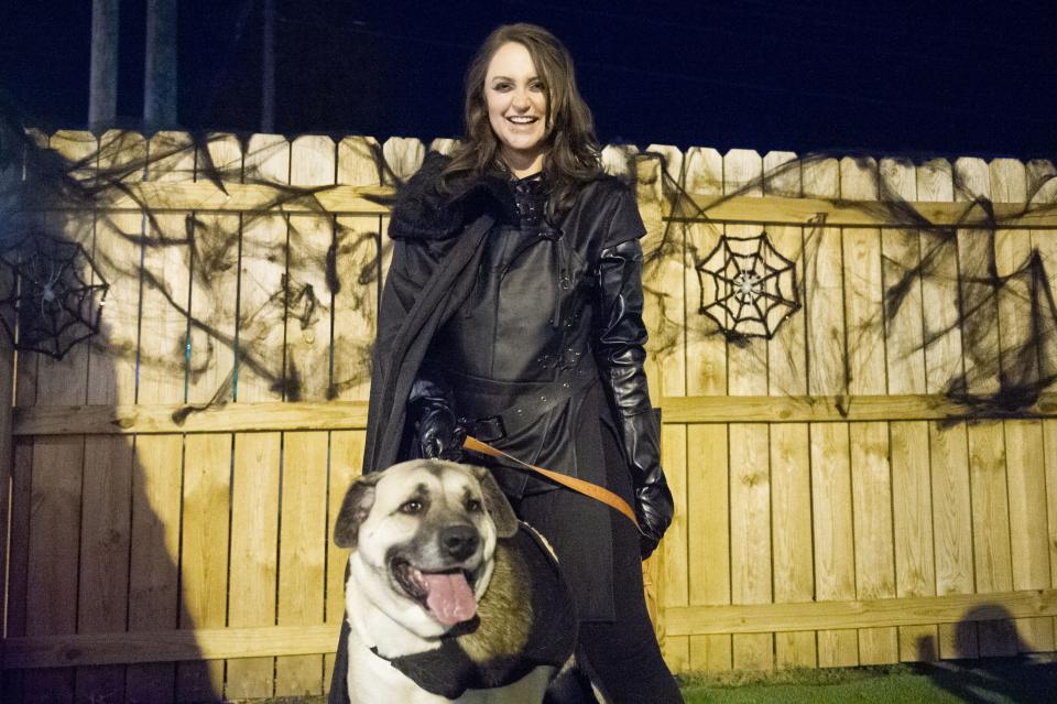 Scenes during The Bark and Boos halloween costume contest at 601 Lamar St. on Friday, Oct. 21, 2022.