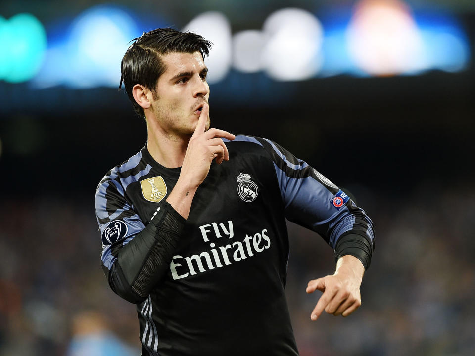 Alvaro Morata has accepted he cannot dislodge Karim Benzema: Getty