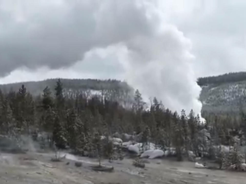 World’s biggest active geyser erupts at Yellowstone National Park for fifth time this year